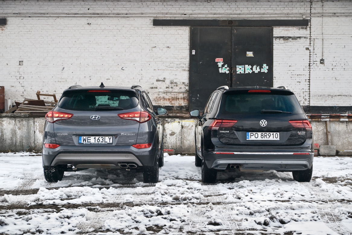 Volkswagen Tiguan vs. Hyundai Tucson