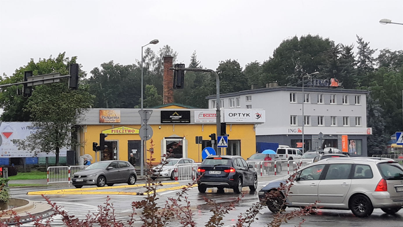 Mały komin w centrum Tarnowa