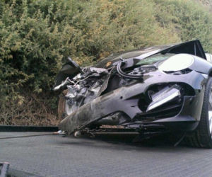 Wypadek Lindsay Lohan w Porsche