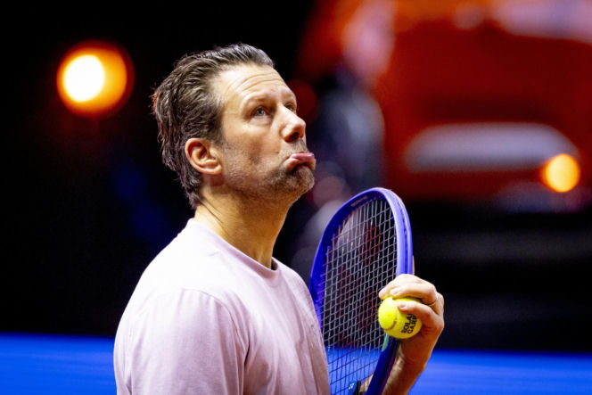 Iga Świątek i Wim Fissette. Nerwy na treningu