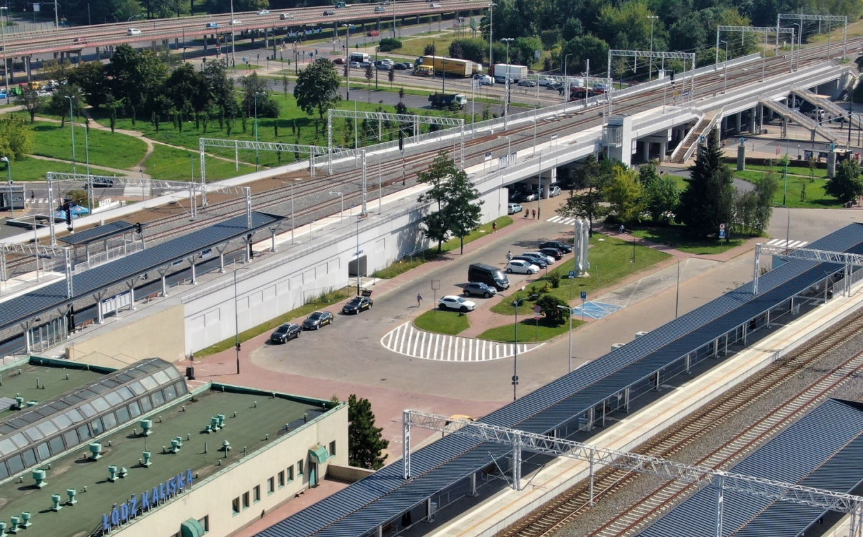 Zmodernizowane perony na dworcu Łódź Kaliska