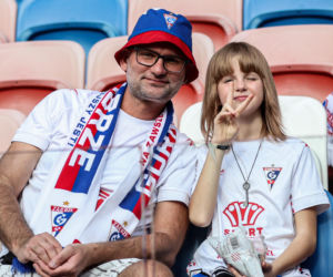 Górnik Zabrze - GKS Katowice: Zdjęcia kibiców i zawodników z meczu 6. kolejki PKO BP Ekstraklasy
