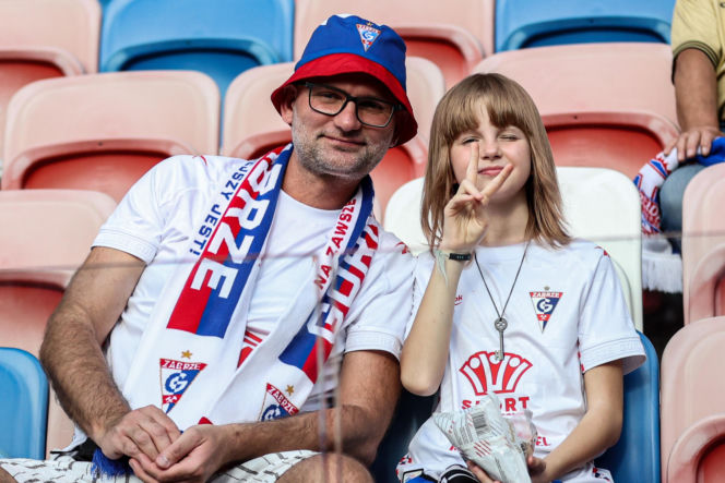 Górnik Zabrze - GKS Katowice: Zdjęcia kibiców i zawodników z meczu 6. kolejki PKO BP Ekstraklasy