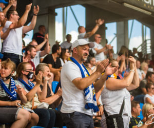 Apator Toruń - Polonia Bydgoszcz. Zdjęcia kibiców z Derbów Pomorza na Motoarenie