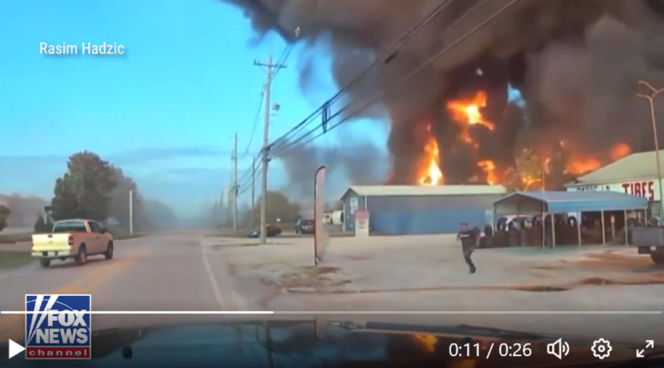 Uchwycono katastrofę lotniczą na filmie. Ten kierowca oszukał przeznaczenie