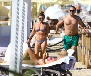 Edyta Herbuś na plaży