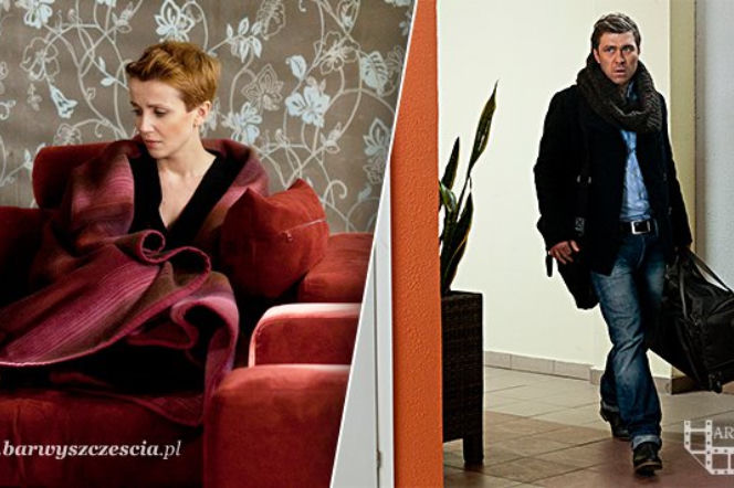 Barwy szczęścia. Marta (Katarzyna Zielińska), Robert (Marcin Czarnik)