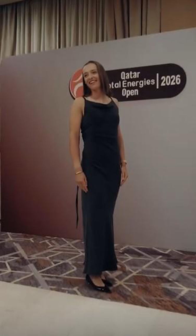 Iga Świątek na Players Party