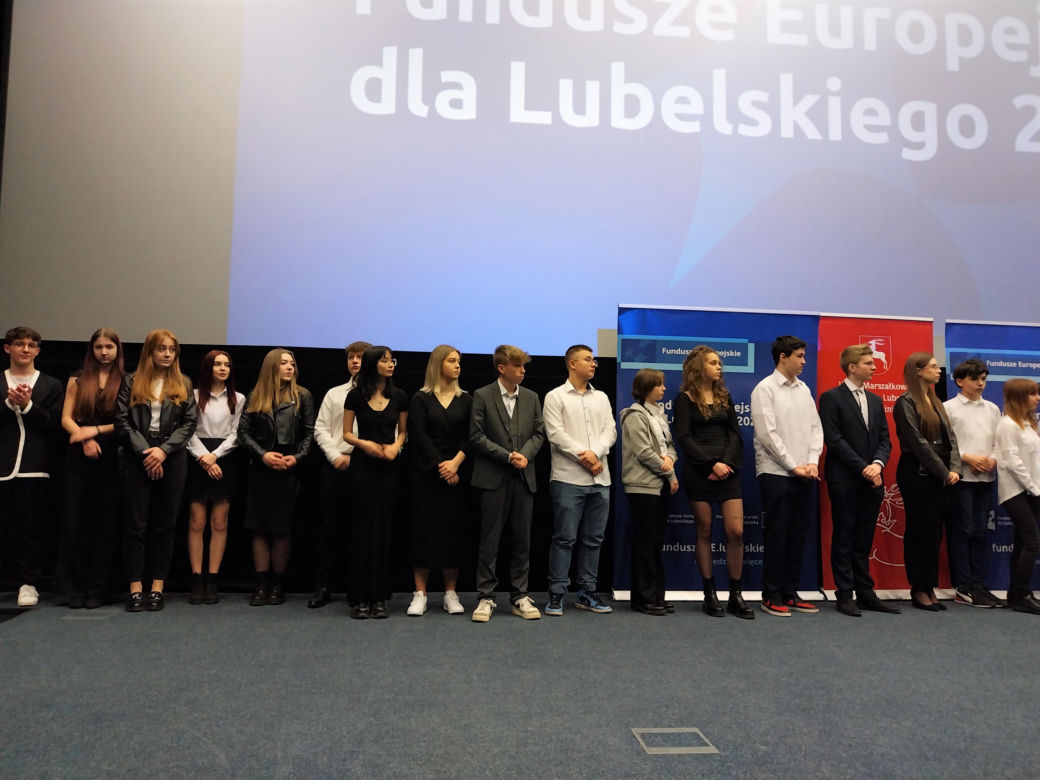 Uroczyste wręczenie stypendiów Marszałka Województwa Lubelskiego w CKF Stylowy w Zamościu