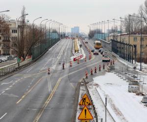 Trasa Łazienkowska na Saskiej Kępie w 2025 r.