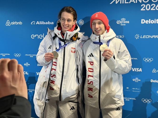 Kacper Tomasiak i Paweł Wąsek z medalami olimpijskimi