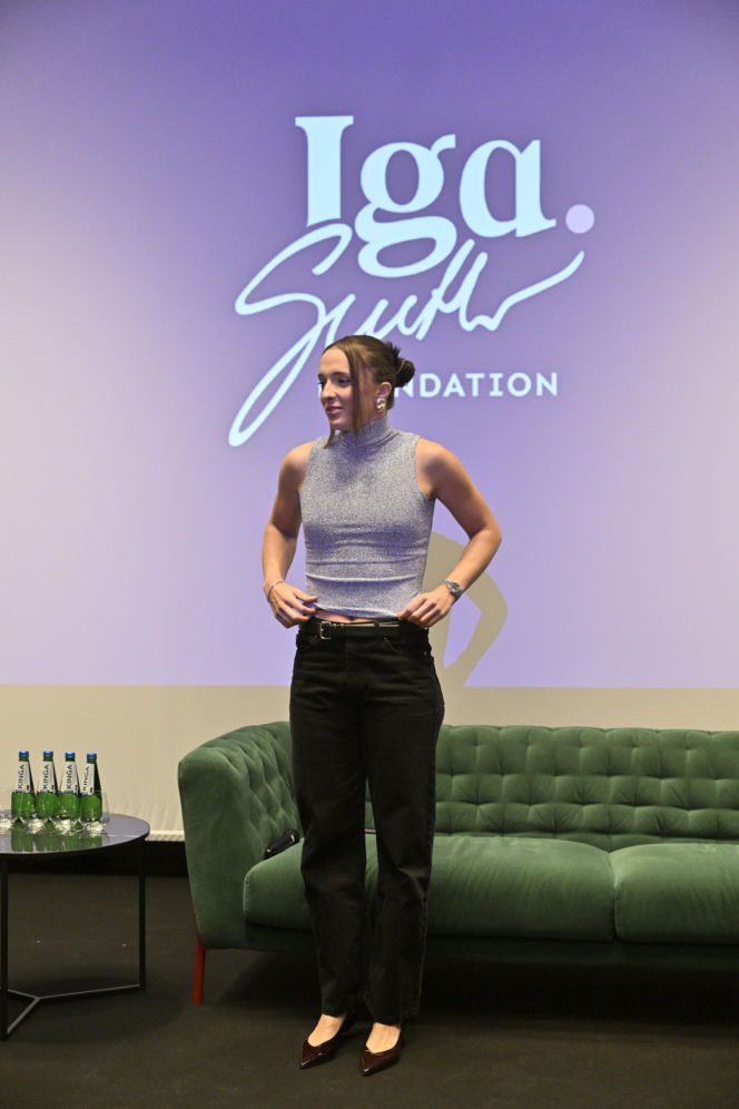 Iga Świątek rozdała stypendia