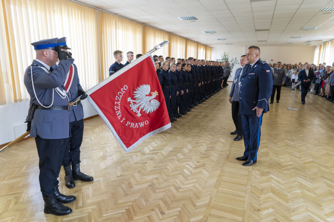 Młodzi policjanci złożyli w Bydgoszczy ślubowanie 