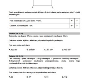 Próbny EGZAMIN ÓSMOKLASISTY 2021: Matematyka. Odpowiedzi i arkusze CKE