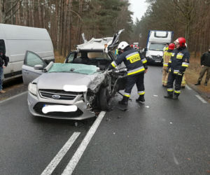 Wypadek na drodze wojewódzkiej nr 201