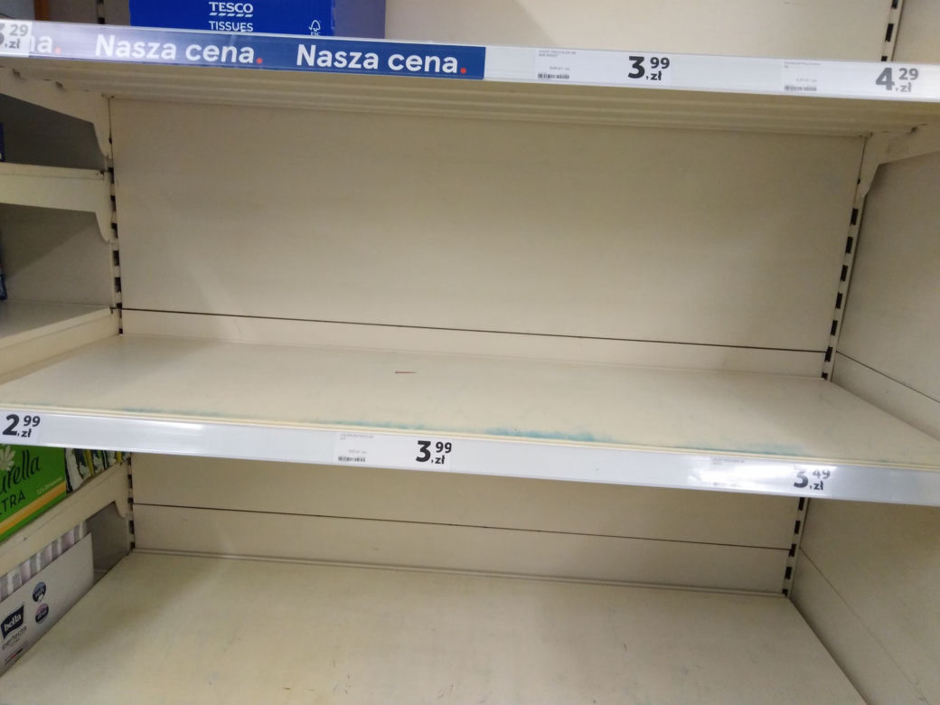 Sklepy świecą pustkami!