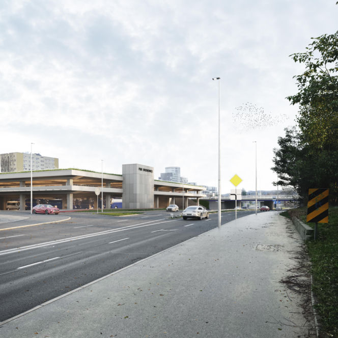 Węzeł przesiadkowy w krakowskiech Bronowicach łączy wszystkie rodzaje miejskiego transportu