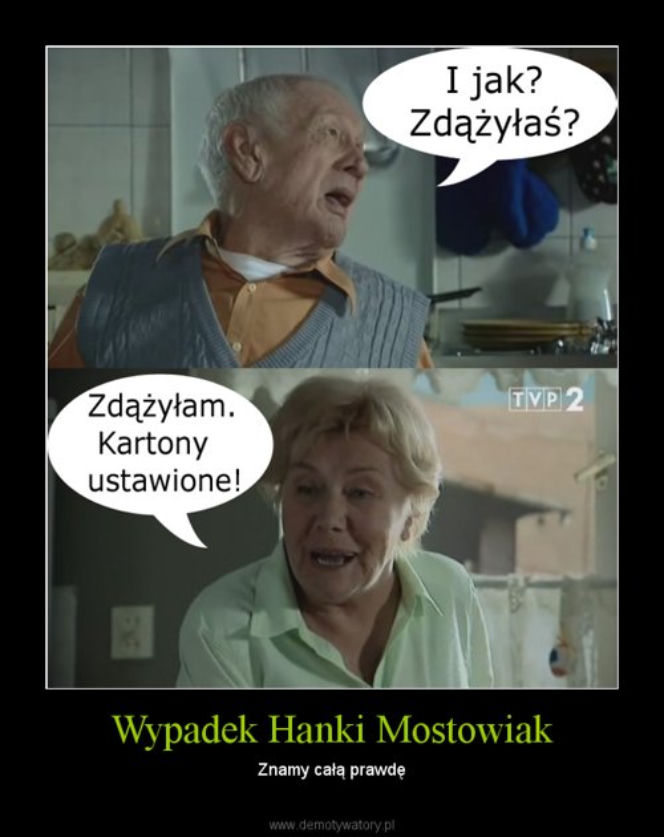 Internauci żartują ze śmierci Hanki Mostowiak