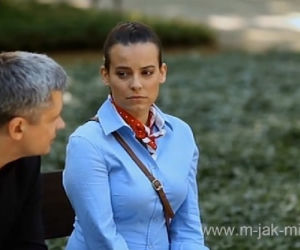 M jak miłość. Magda (Anna Mucha), Wiktor (Piotr Grabowski)