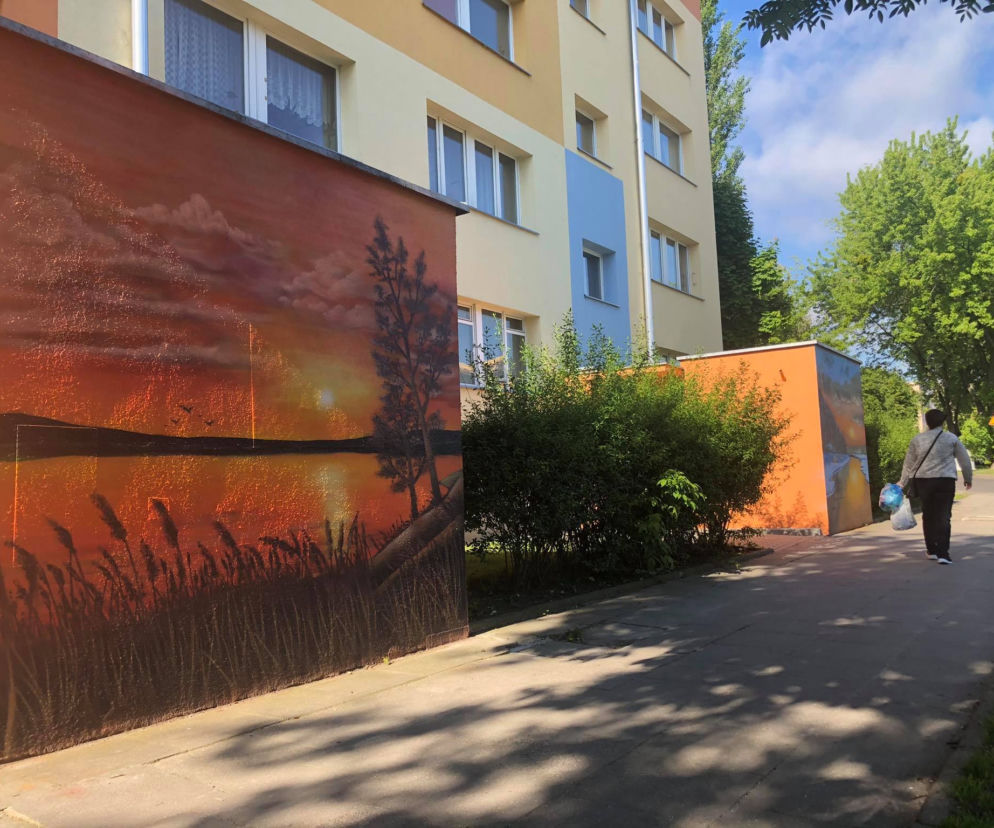 Cztery pory roku. Nowe murale w Łodzi