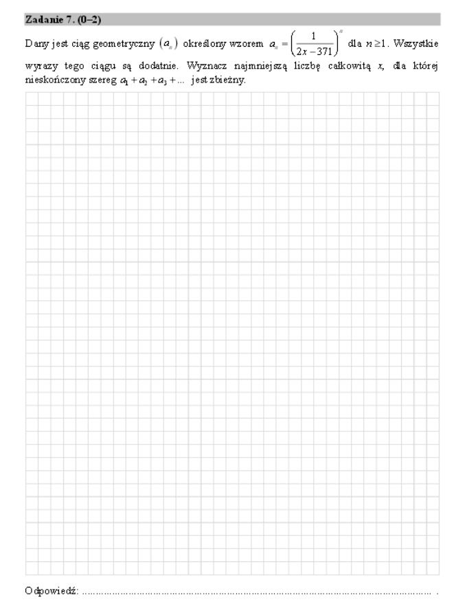 Matura 2016 matematyka poziom rozszerzony