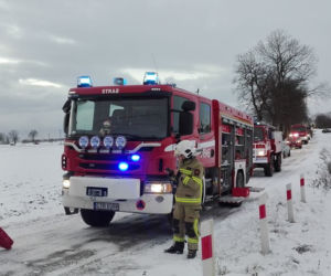 Zderzenie pociągu towarowego z koparko - ładowarką w Lipniczkach