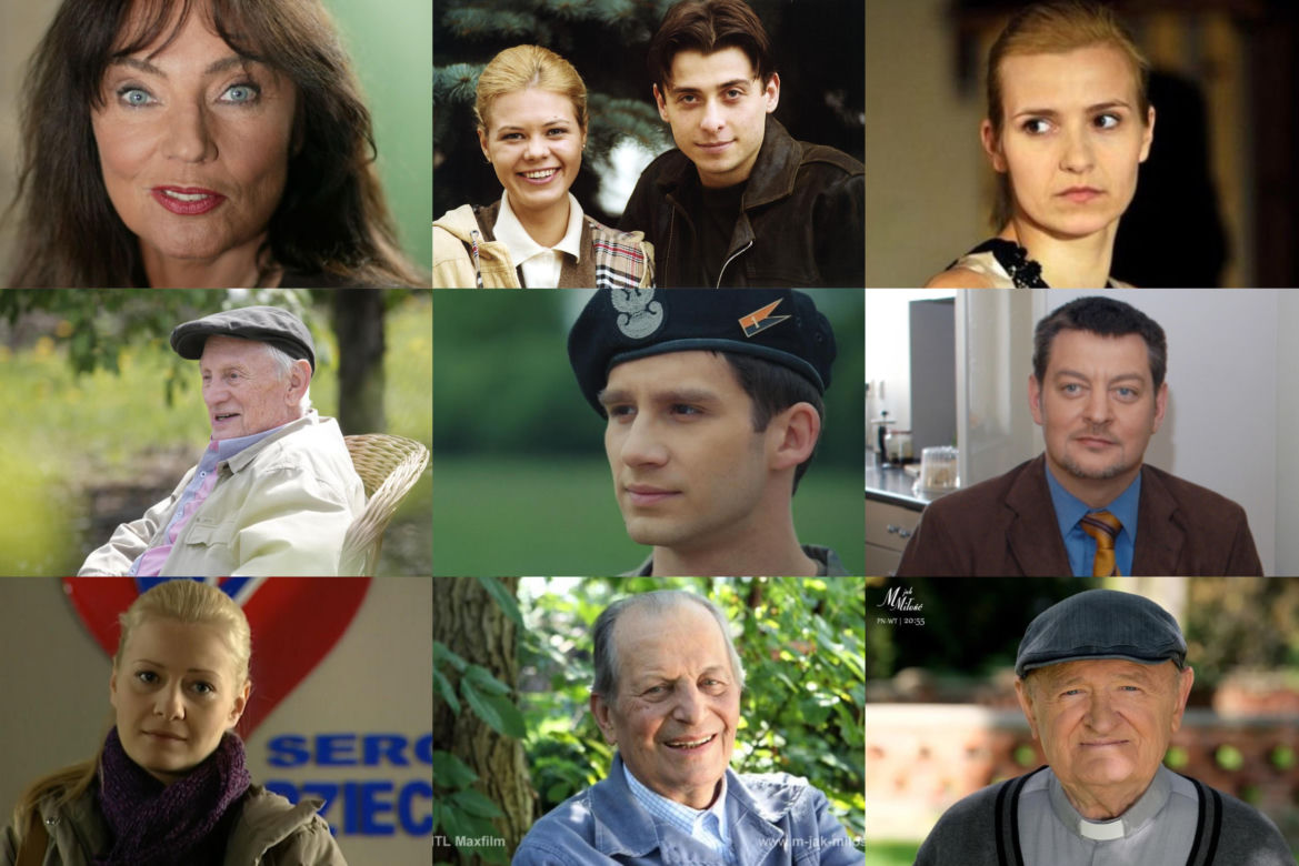 Władysław (Damięcki), Kisiel ( Próchnicki), (Sabiniewicz), Lucjan ( Witold Pyrkosz), Małgosia (Koroniewska), Marek ( Kuszewski), Kasia (Serafin), Simona (Perepeczko), Hanka (Kożuchowska),Mateusz ( Domagała)