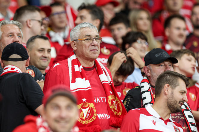 Widzew Łódź - Lech Poznań: Zdjęcia kibiców z meczu 6. kolejki PKO BP Ekstraklasy