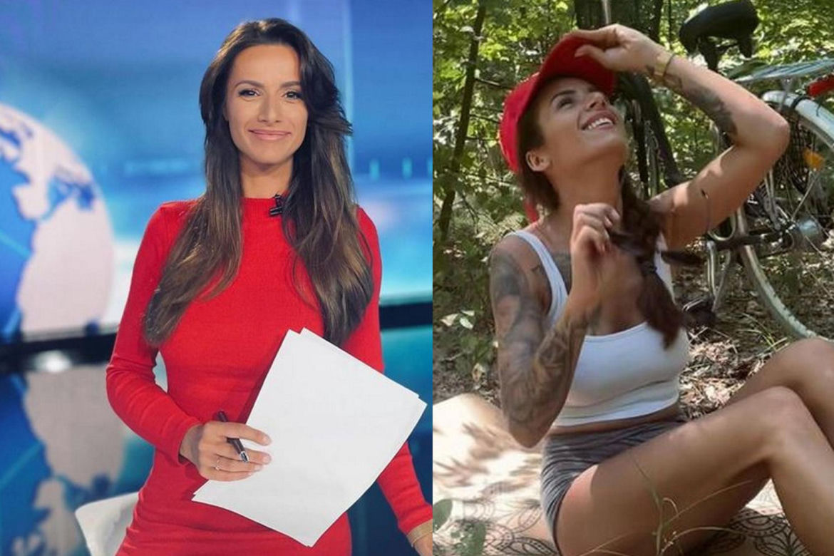 WIoleta Wramba  Prezenterka TVP Info zakrywa tatuaże na wizji