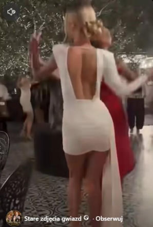 Bianka Chajzer na weselu