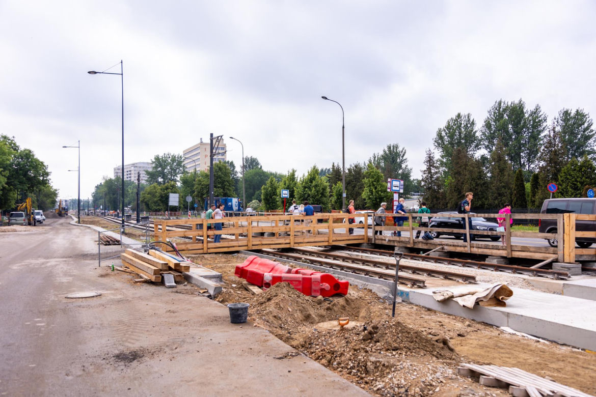 Budowa tramwaju do Wilanowa w Warszawie