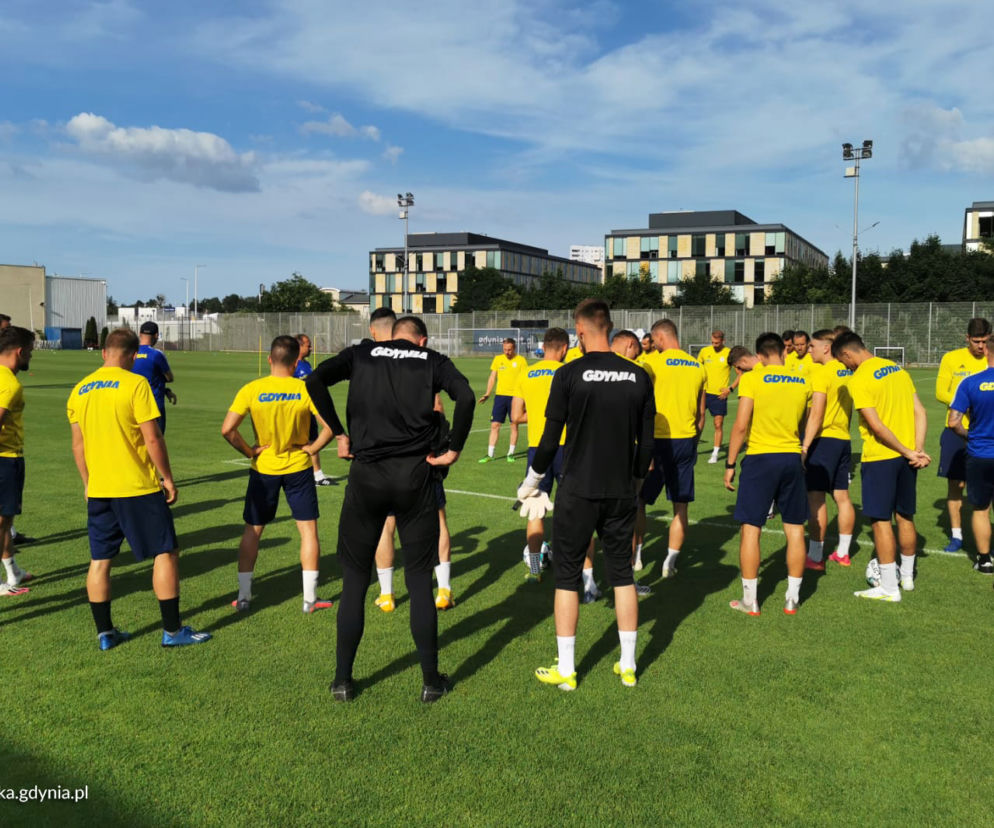 Arka Gdynia trening