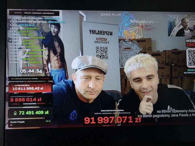 Najciekawsze akcje podczas streama Łatwoganga