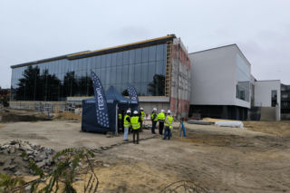 Modernizacja Pływalni Akwawit w Lesznie stan na październik 2026