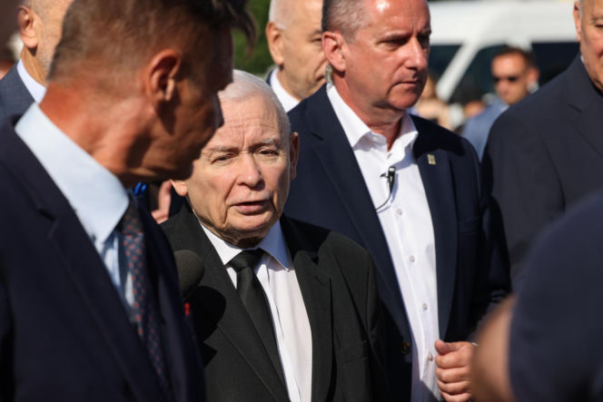 Jarosław Kaczyński na miesięcznicy smoleńskiej