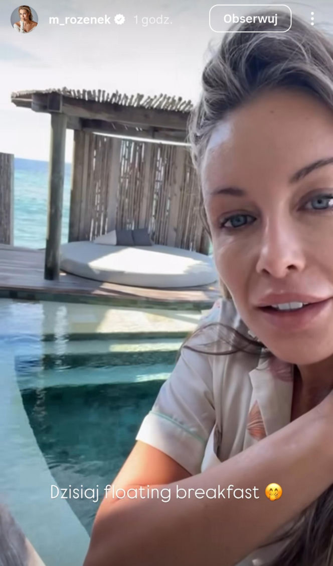 Małgorzata Rozenek i Radosław Majdan na Malediwach