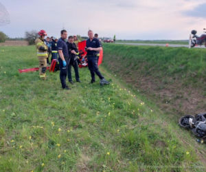 Tragiczny wypadek z udziałem motocyklisty w Radłowie