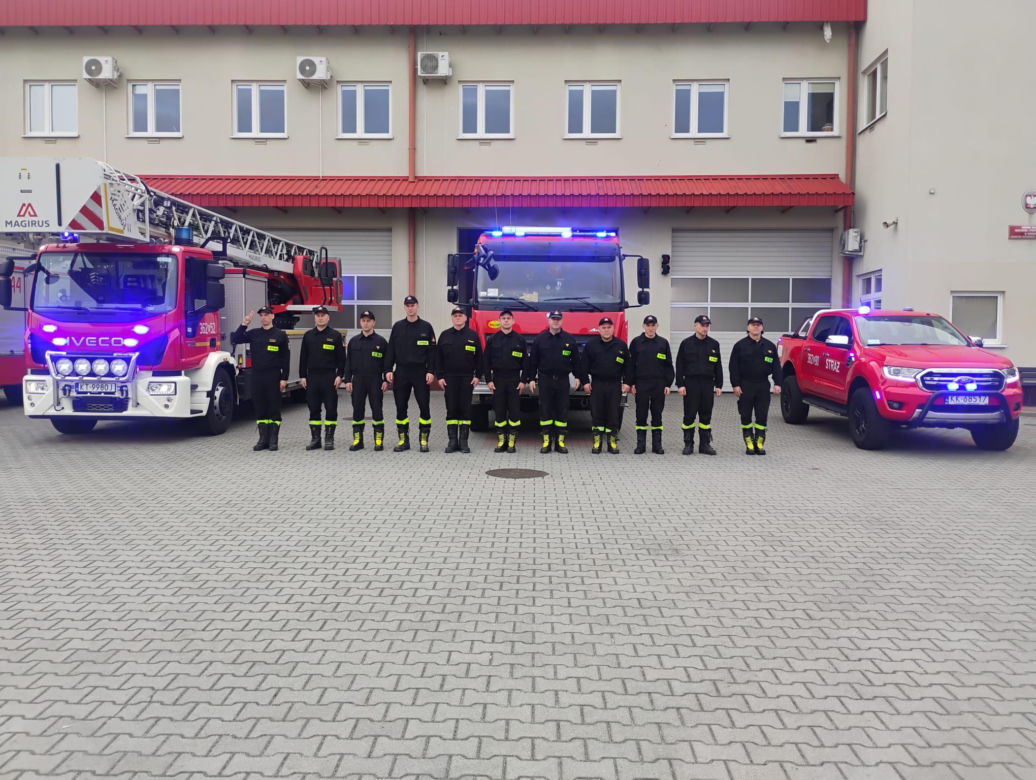 Hołd dla druha z OSP Trąbki