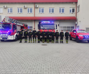 Hołd dla druha z OSP Trąbki