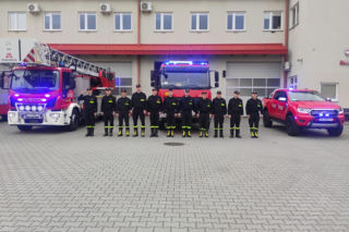 Hołd dla druha z OSP Trąbki