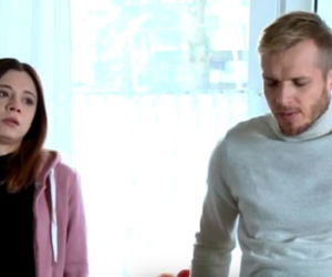 M jak miłość, Iza (Adriana Kalska), Artur (Tomasz Ciachorowski)