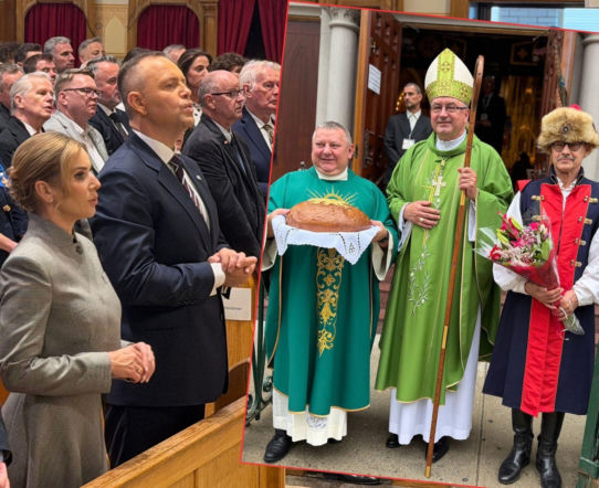 Greenpoint świętował jubileusz z prezydentem RP. Powitano go wyjątkowym chlebem!