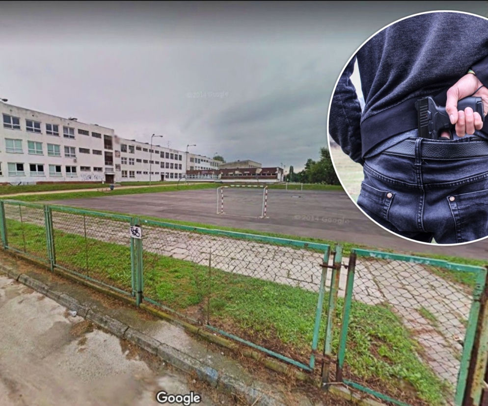  Mężczyzna celował z broni do uczniów pod szkołą? Chwile grozy we Wrocławiu 