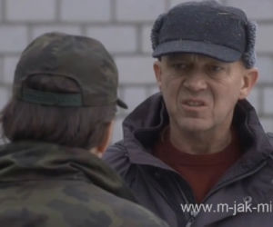 M jak miłość odc. 1204. Franek Zarzycki (Piotr Nerlewski), kłusownik Gliński (Grzegorz Kucias)