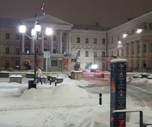 Zimowe utrudnienia w Warszawie