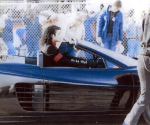 Michael Jackson w Ferrari Testarossa