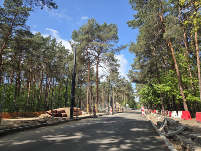 Przebudowa pętli tramwajowej w Lesie Gdańskim w Bydgoszczy. Byliśmy na placu budowy!