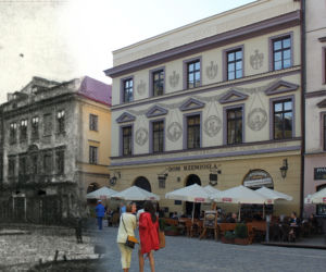 Rynek Starego Miasta w Lublinie z kamienicą Klonowica