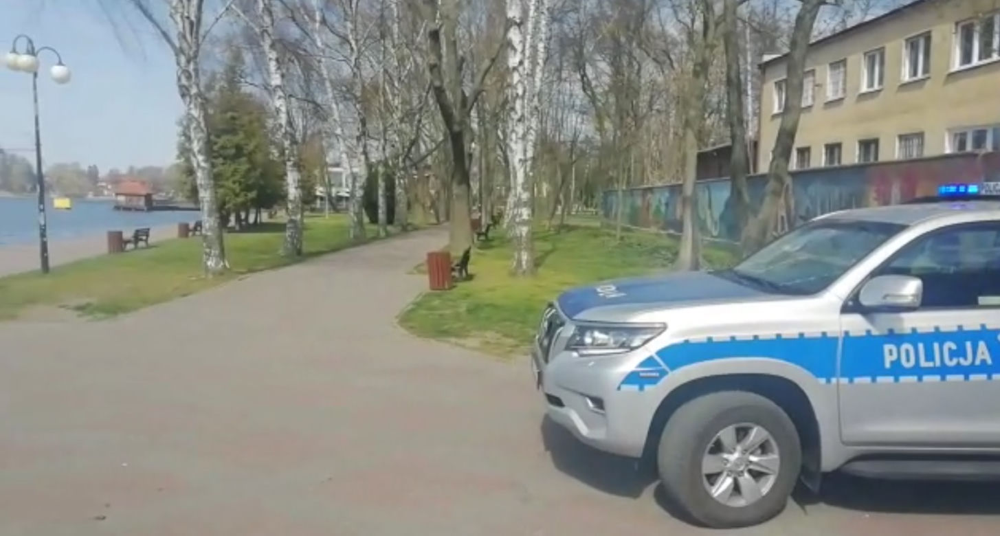 Policja w Ostródzie w dobie epidemii koronawirusa