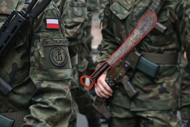 Żołnierz WOT zaatakował maczetą przechodnia! Prokuratura podała wstrząsające szczegóły
